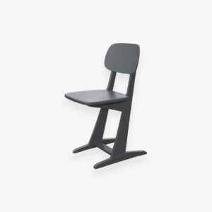 Folding Stool Chair with Foot Rest for Home & Kitchen Metal Cafeteria Chair